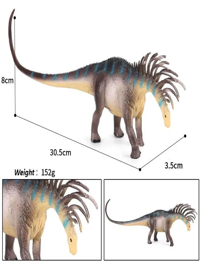 De-Lite 2025 Action Figures Soft Touch Vinyl Plastic Collectible Model Toys… (Bajadasaurus Skull-Neck Dinosaur World Rebirth Collection Figure, 30 cm Long) - Image 3